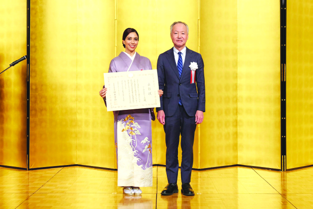 Bahraini wins prestigious award for promoting Japanese cuisine